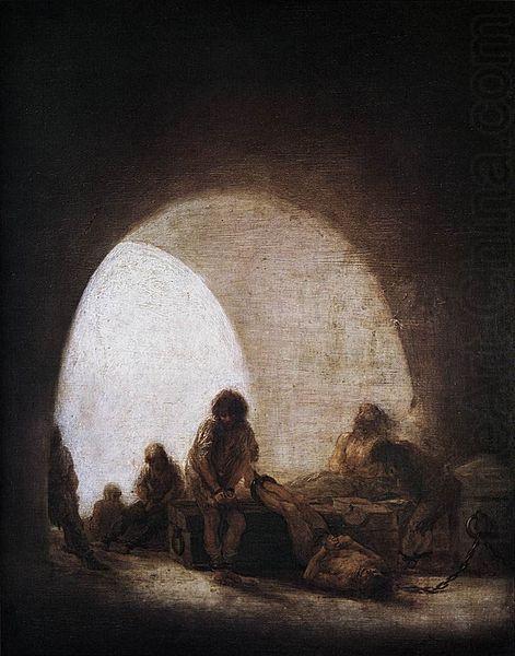 Francisco de Goya A Prison Scene china oil painting image